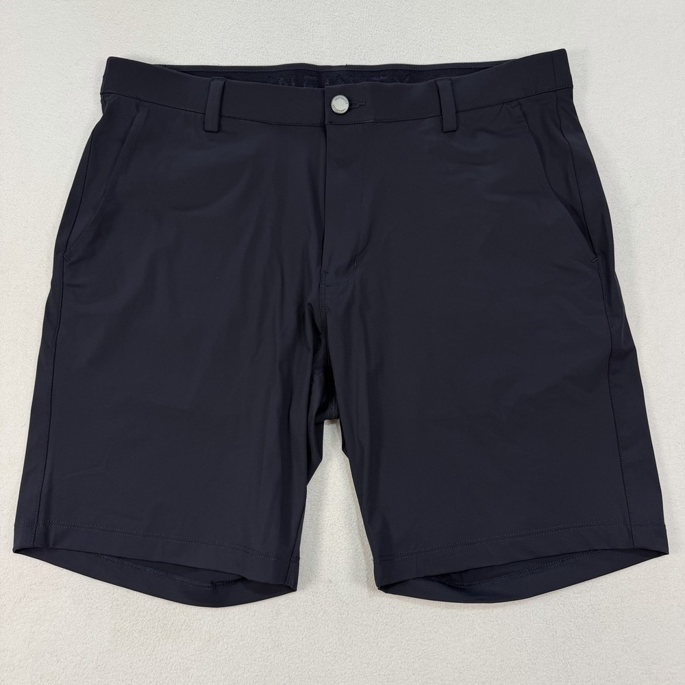 Infinity Linear Flex Performance Golf Shorts Mens Size 34 Black Stretch Athletic